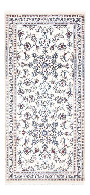 Läufer Perser - Nain - 192 x 88 cm - silber