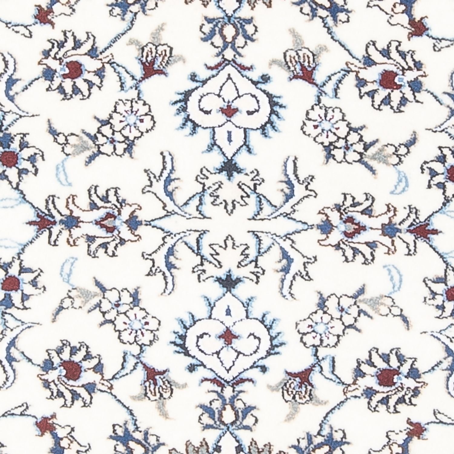 Tapis de couloir Tapis persan - Nain - 192 x 88 cm - argent