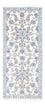Läufer Perser - Nain - 193 x 83 cm - silber