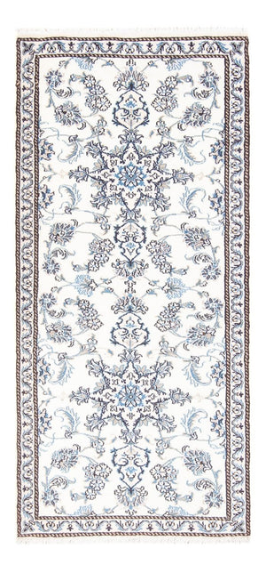Läufer Perser - Nain - 188 x 84 cm - silber
