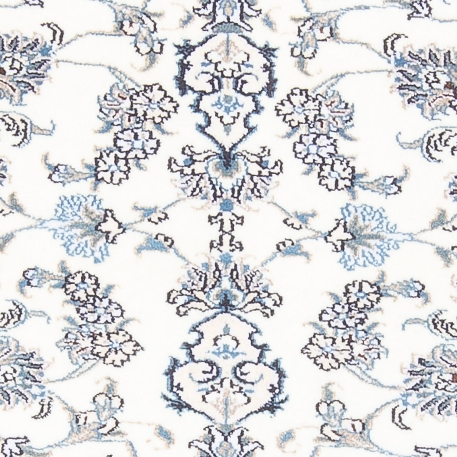 Tapis de couloir Tapis persan - Nain - 188 x 84 cm - argent
