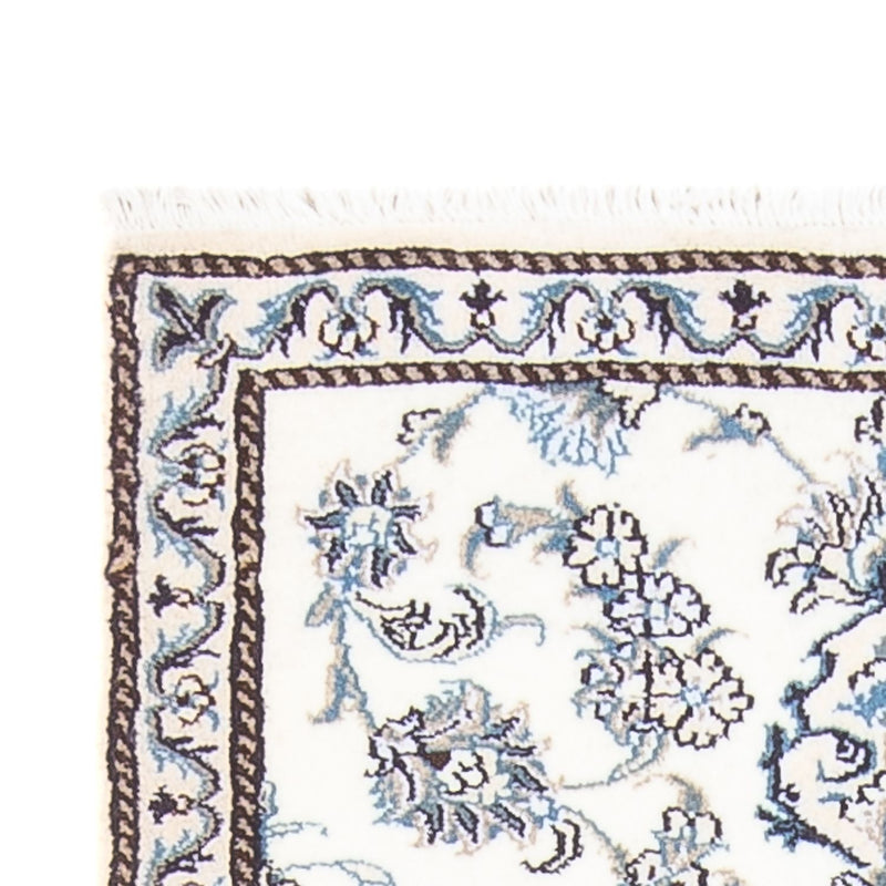 Tapis de couloir Tapis persan - Nain - 188 x 84 cm - argent