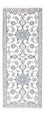 Tapis de couloir Tapis persan - Nain - 197 x 76 cm - argent