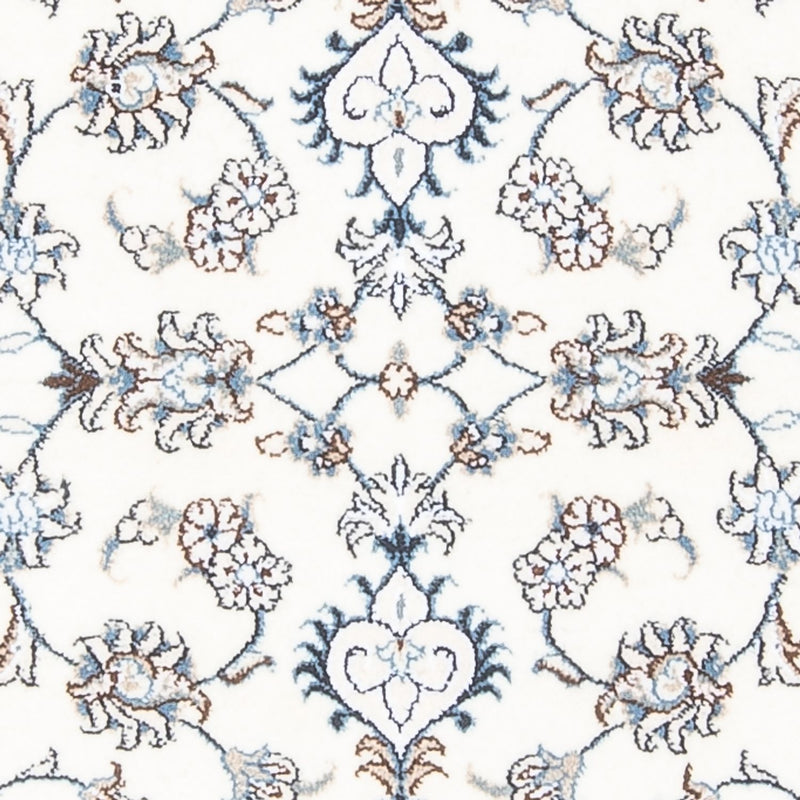 Tapis de couloir Tapis persan - Nain - 197 x 76 cm - argent