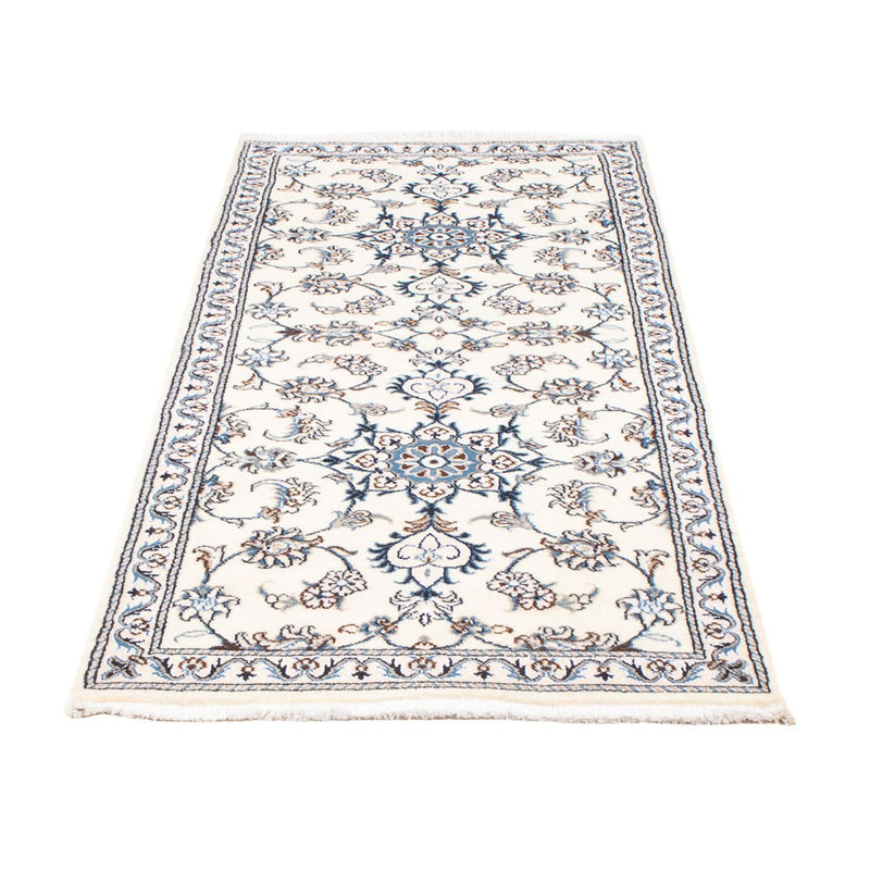 Tapis de couloir Tapis persan - Nain - 197 x 76 cm - argent