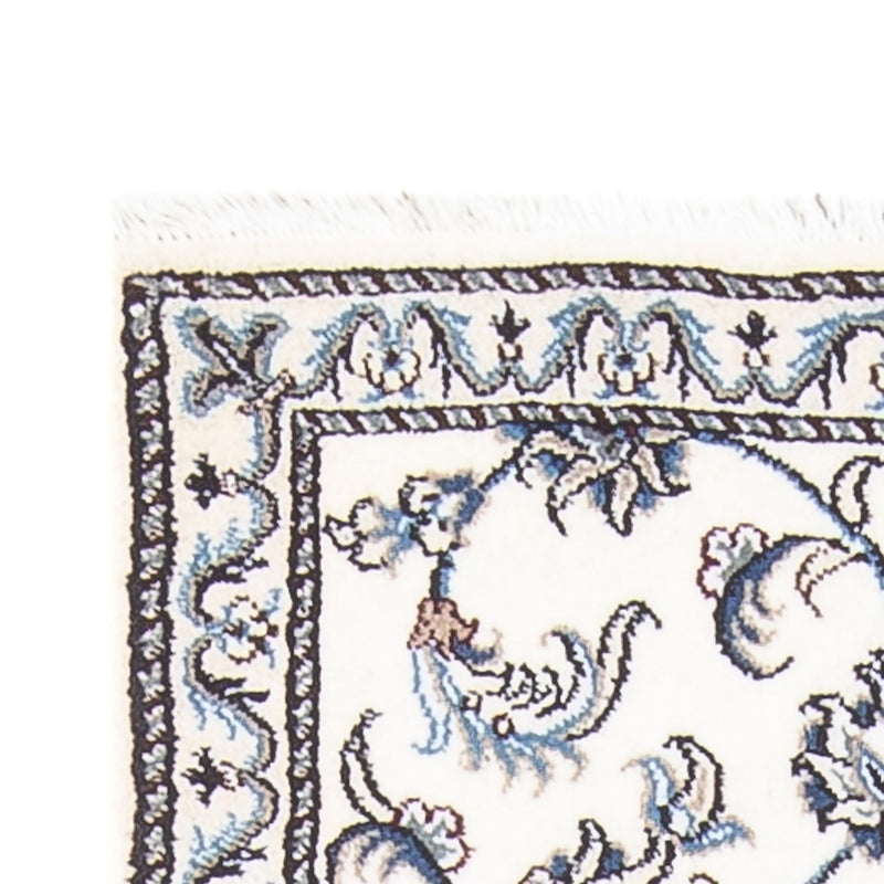 Tapis de couloir Tapis persan - Nain - 202 x 78 cm - argent