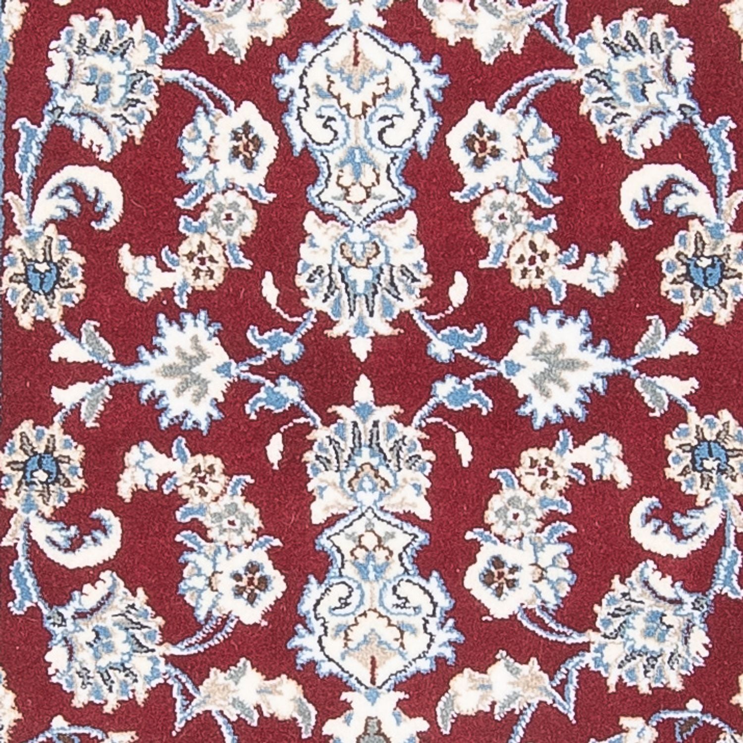 Tapis de couloir Tapis persan - Nain - 206 x 76 cm - rouge
