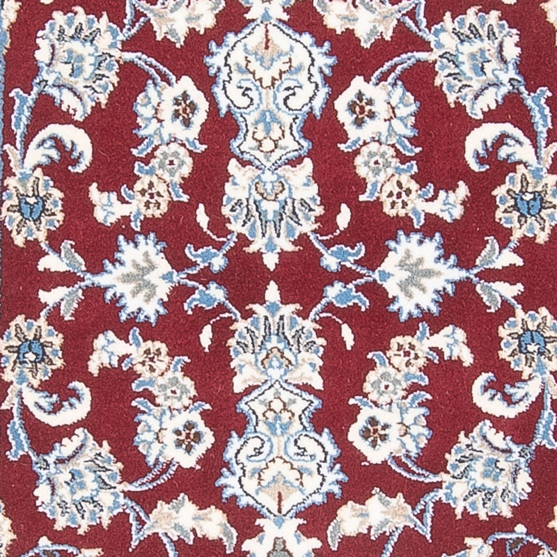 Tapis de couloir Tapis persan - Nain - 206 x 76 cm - rouge