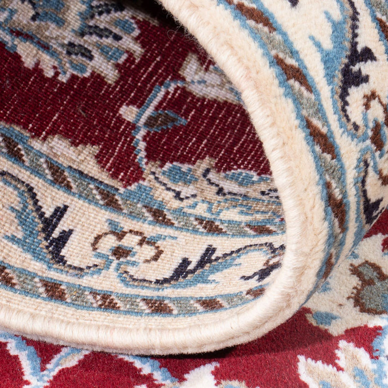 Tapis de couloir Tapis persan - Nain - 206 x 76 cm - rouge