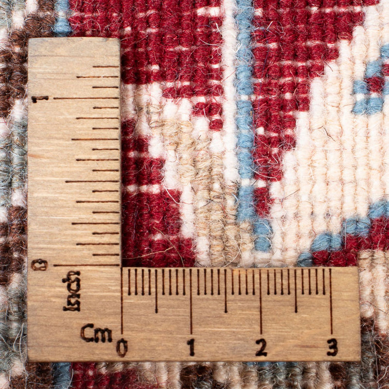 Tapis de couloir Tapis persan - Nain - 206 x 76 cm - rouge