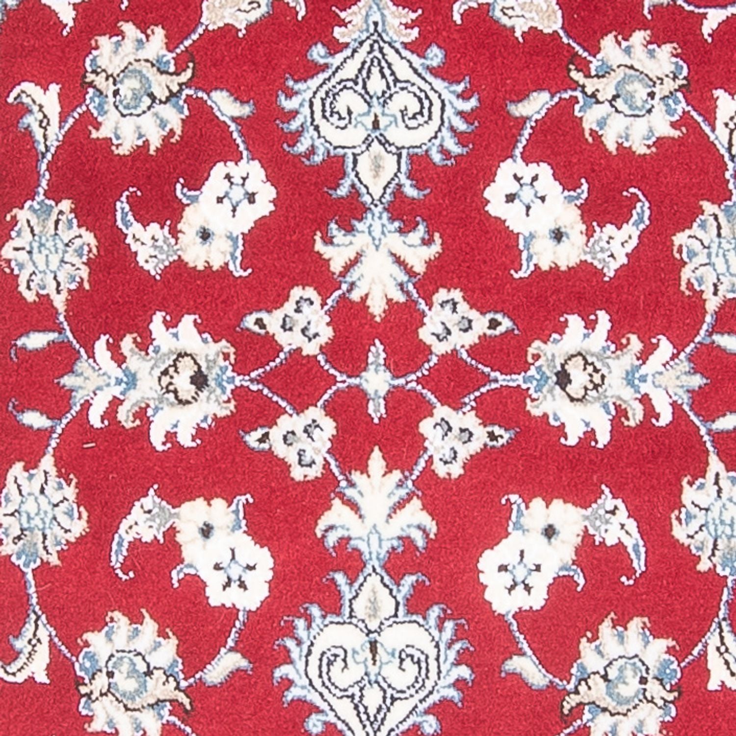 Tapis de couloir Tapis persan - Nain - 200 x 78 cm - rouge