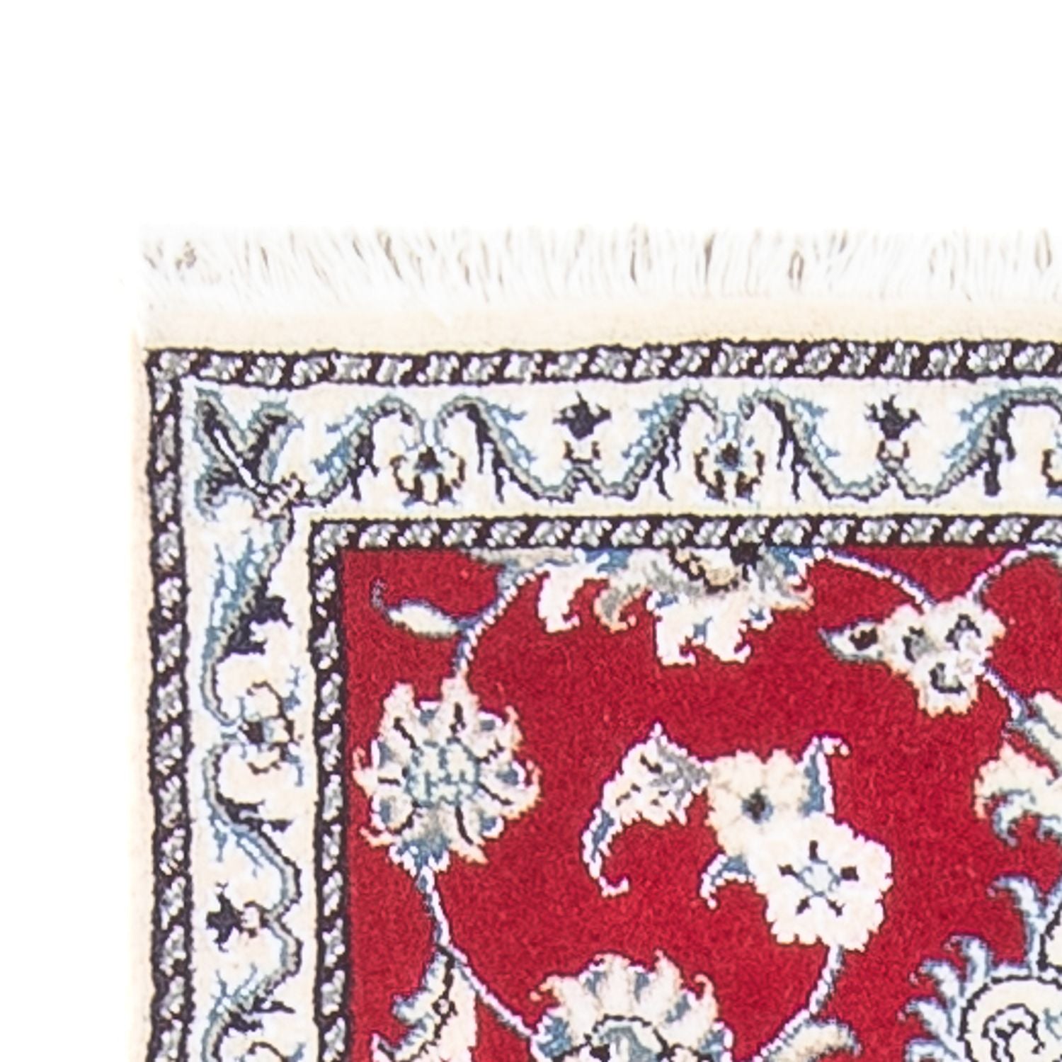 Tapis de couloir Tapis persan - Nain - 200 x 78 cm - rouge