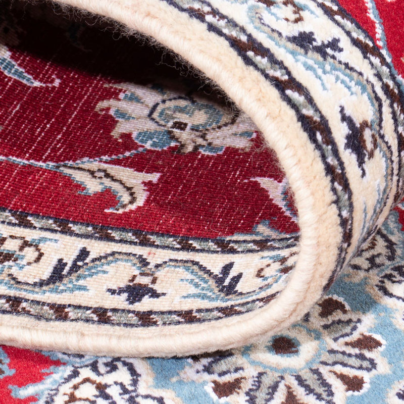 Tapis de couloir Tapis persan - Nain - 200 x 78 cm - rouge
