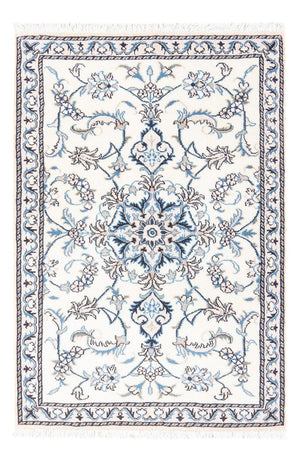 Perserteppich - Nain - 140 x 90 cm - silber
