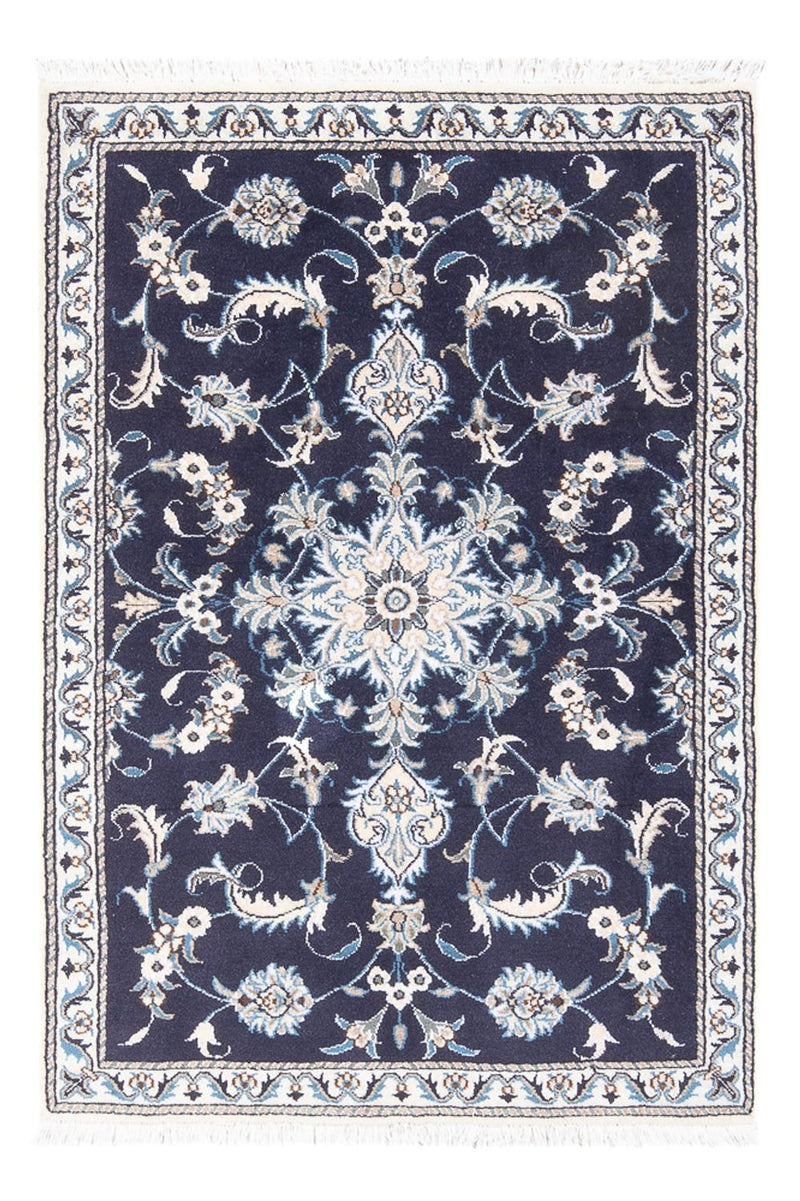 Perserteppich - Nain - 140 x 90 cm - dunkelblau