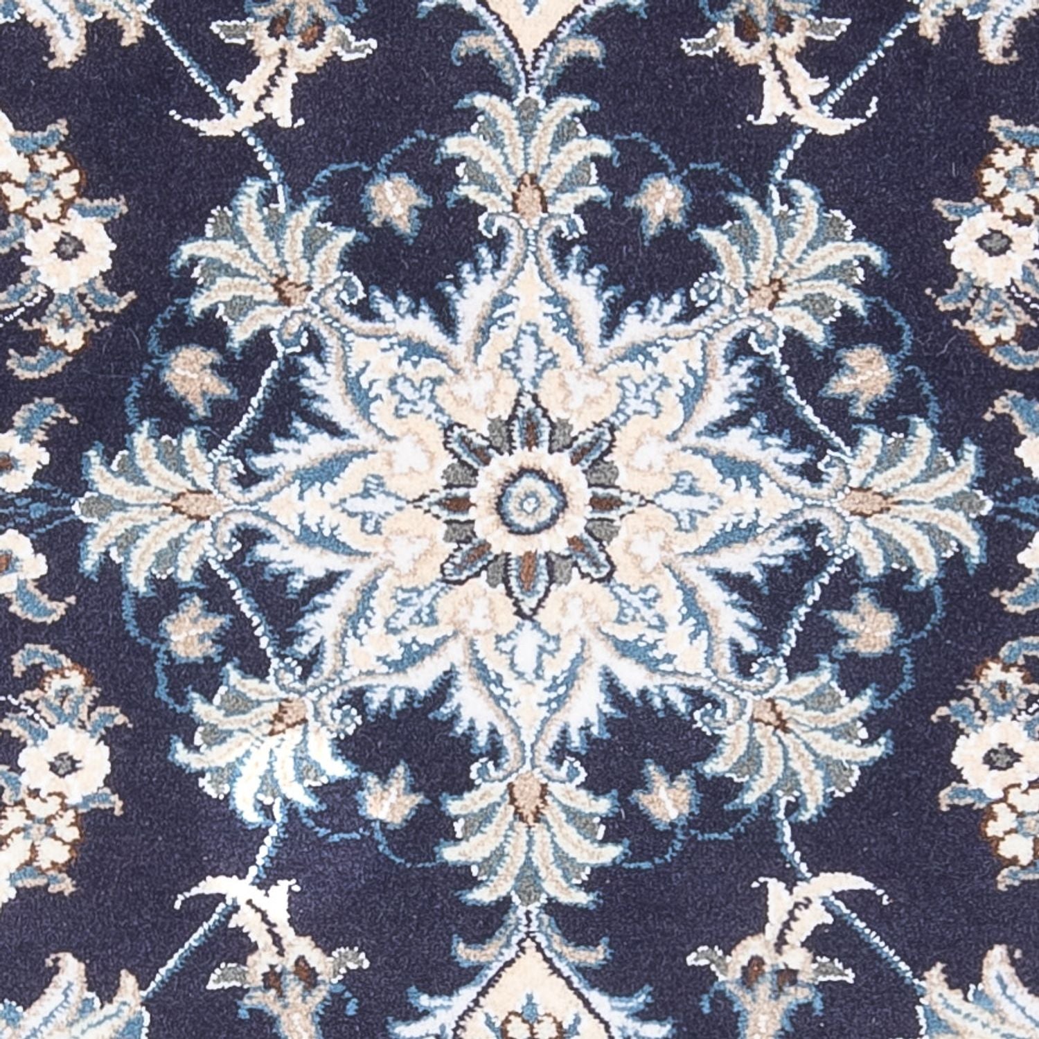 Perserteppich - Nain - 140 x 90 cm - dunkelblau