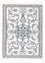 Perserteppich - Nain - 140 x 90 cm - silber