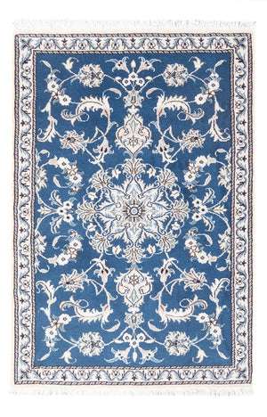 Perserteppich - Nain - 140 x 90 cm - blau