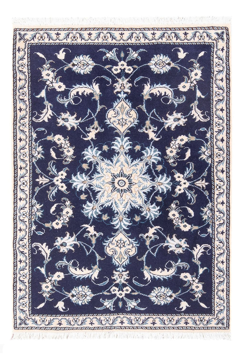 Perserteppich - Nain - 140 x 90 cm - dunkelblau