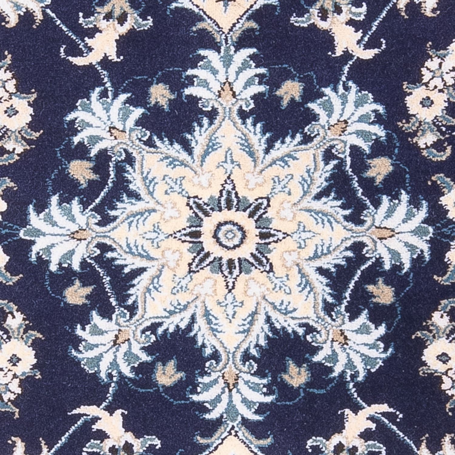 Perserteppich - Nain - 140 x 90 cm - dunkelblau