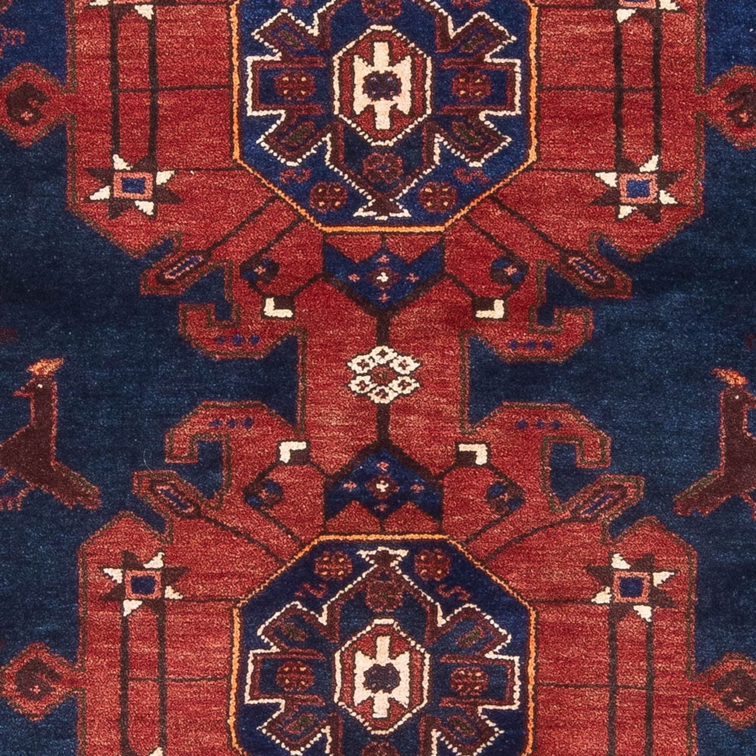 Tapis persan - Nomadic - 197 x 136 cm - bleu