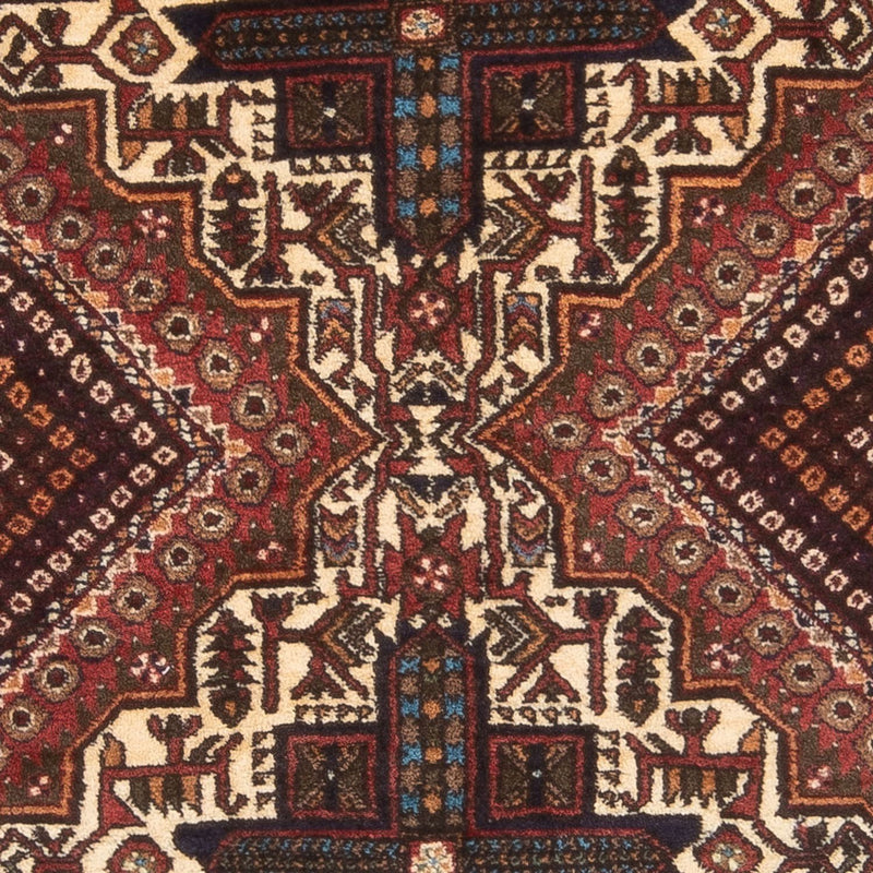 Tapis persan - Nomadic - 180 x 138 cm - rouge