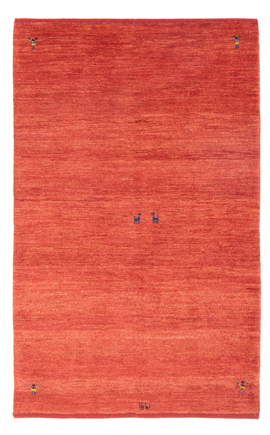 Tapis Gabbeh - Persan - 178 x 118 cm - rouge