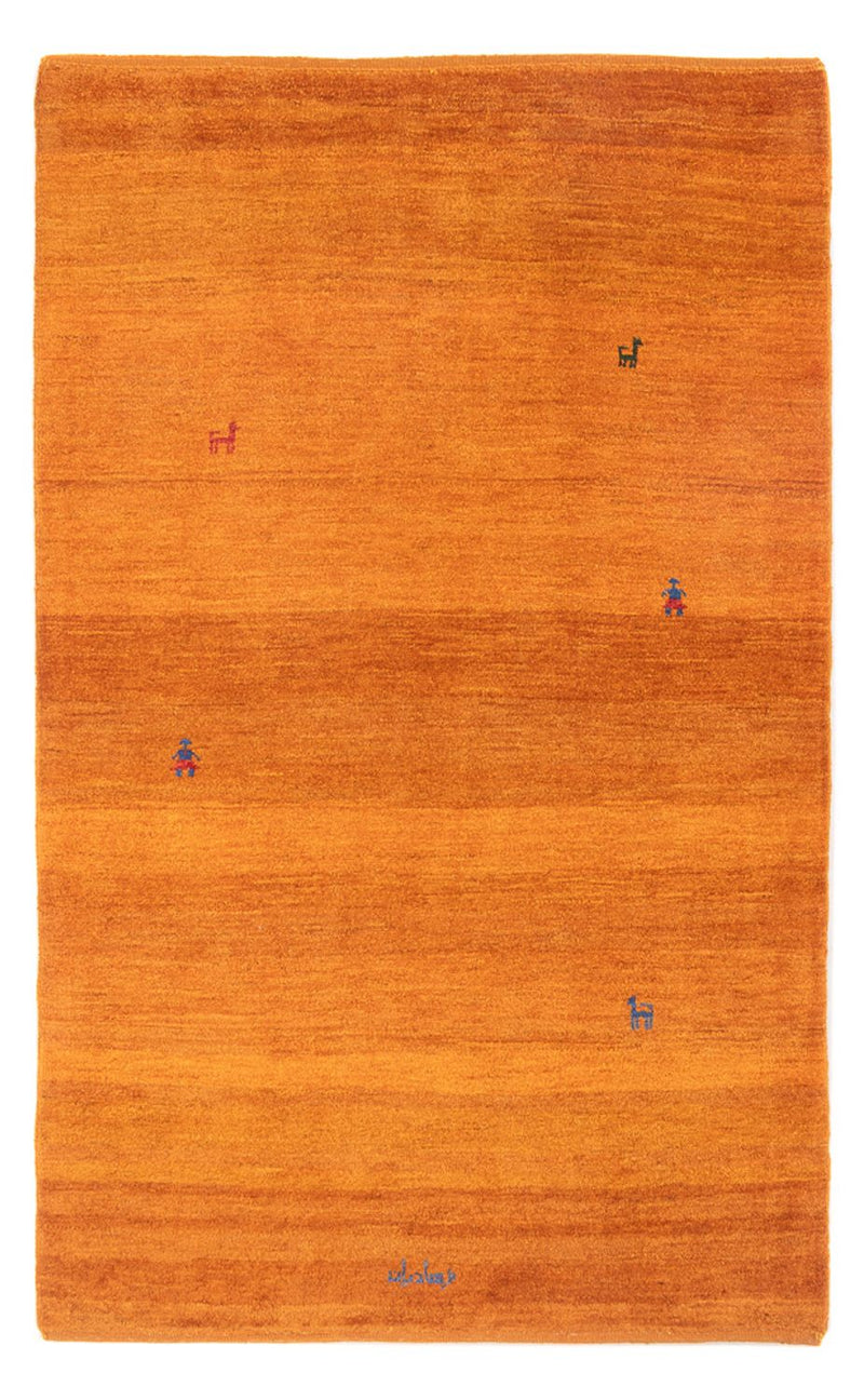 Tapis Gabbeh - Persan - 175 x 119 cm - orange