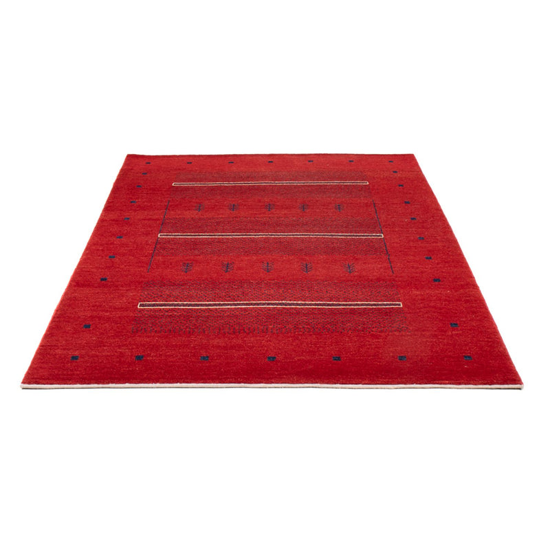 Tapis Gabbeh - Persan - 185 x 125 cm - rouge