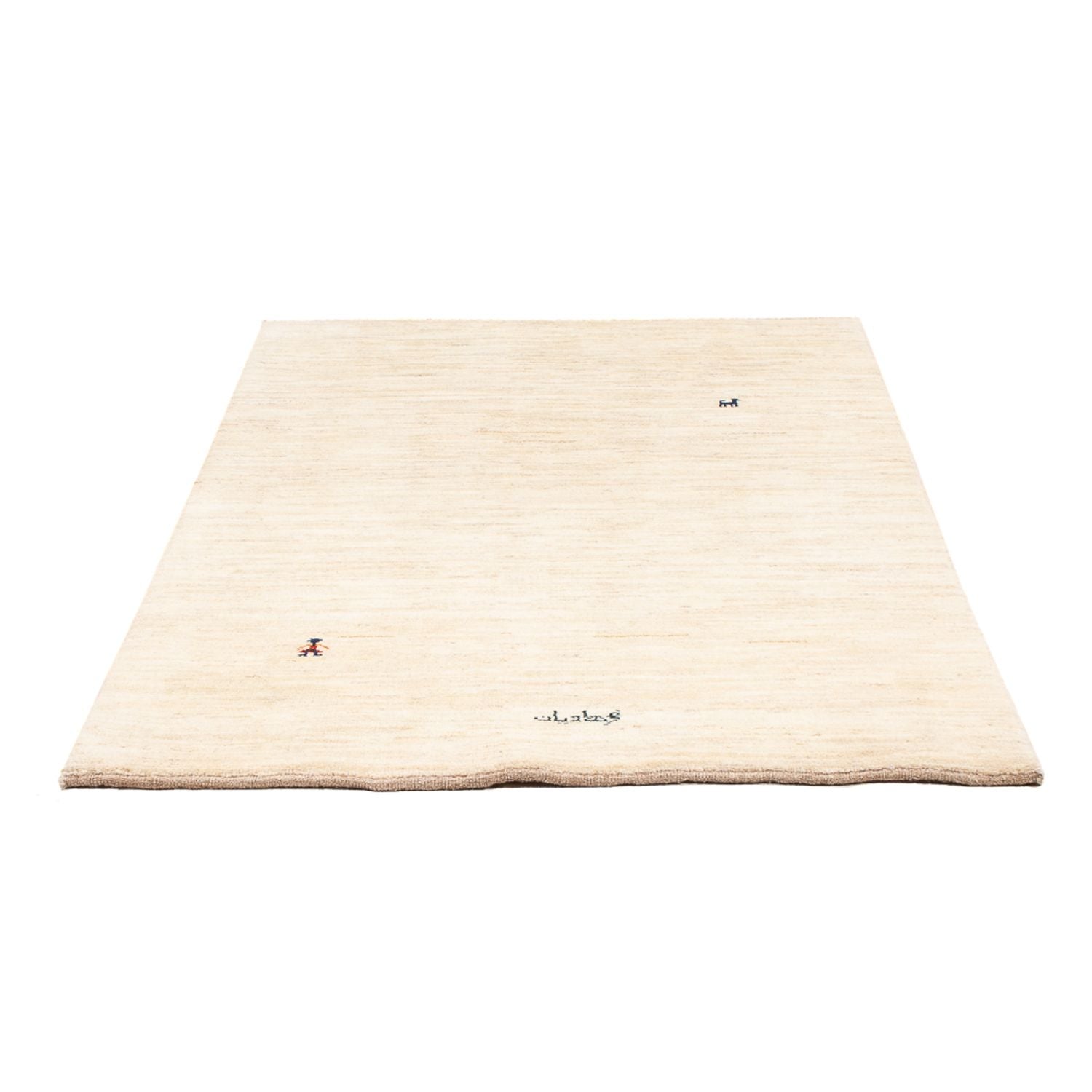 Tapis Gabbeh - Persan - 163 x 110 cm - gris clair