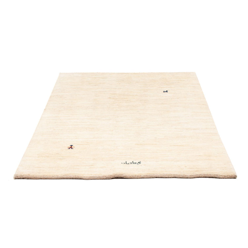 Tapis Gabbeh - Persan - 163 x 110 cm - gris clair