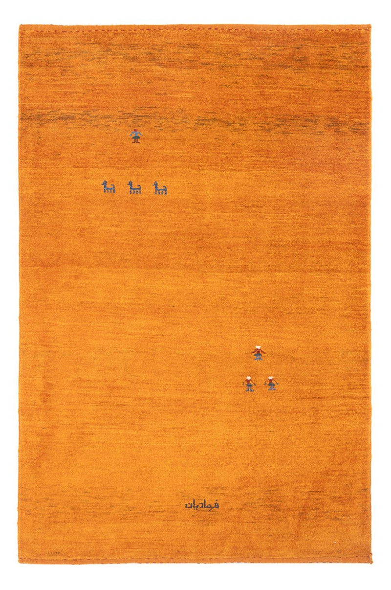 Tapis Gabbeh - Persan - 176 x 115 cm - orange
