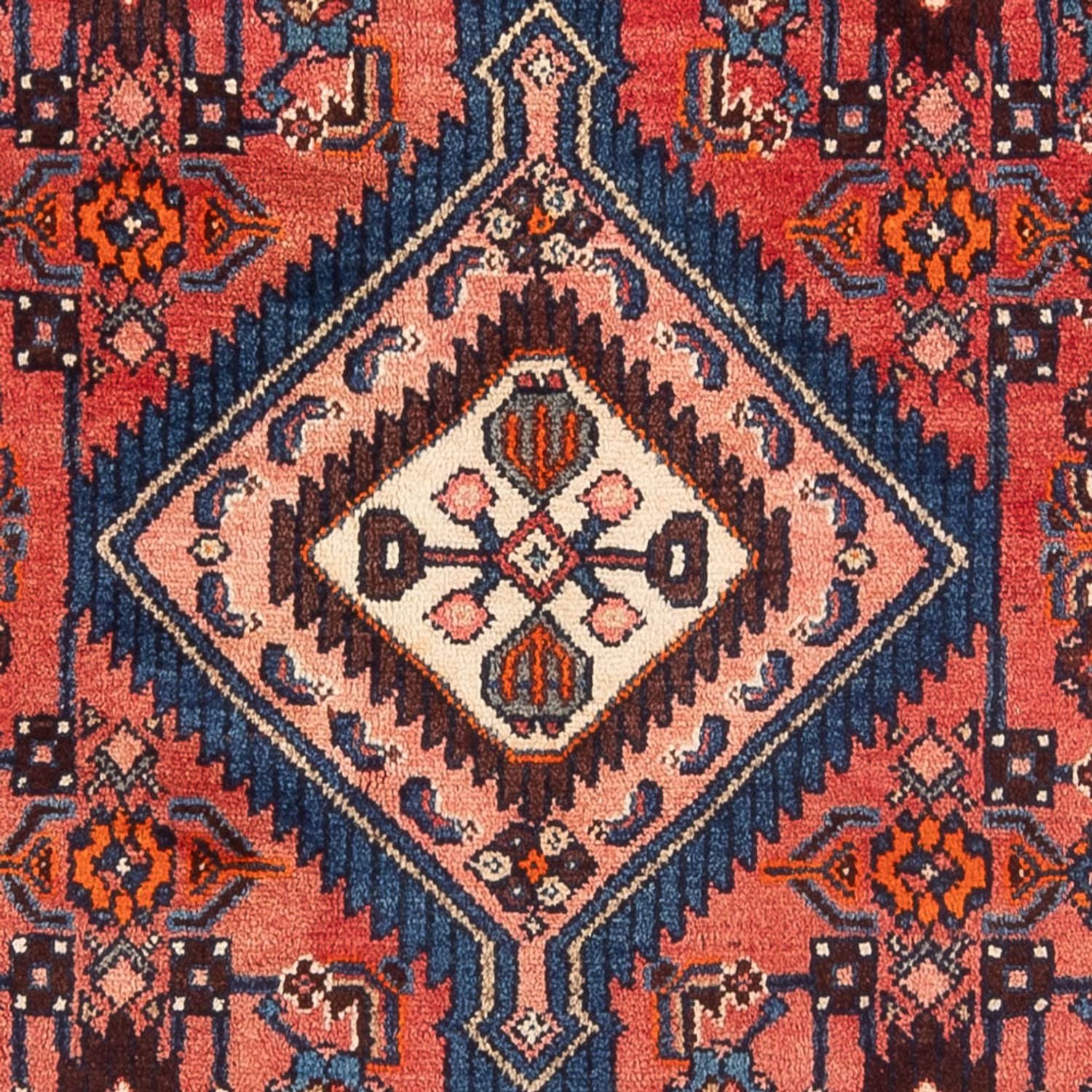 Tapis persan - Nomadic - 205 x 130 cm - rouge