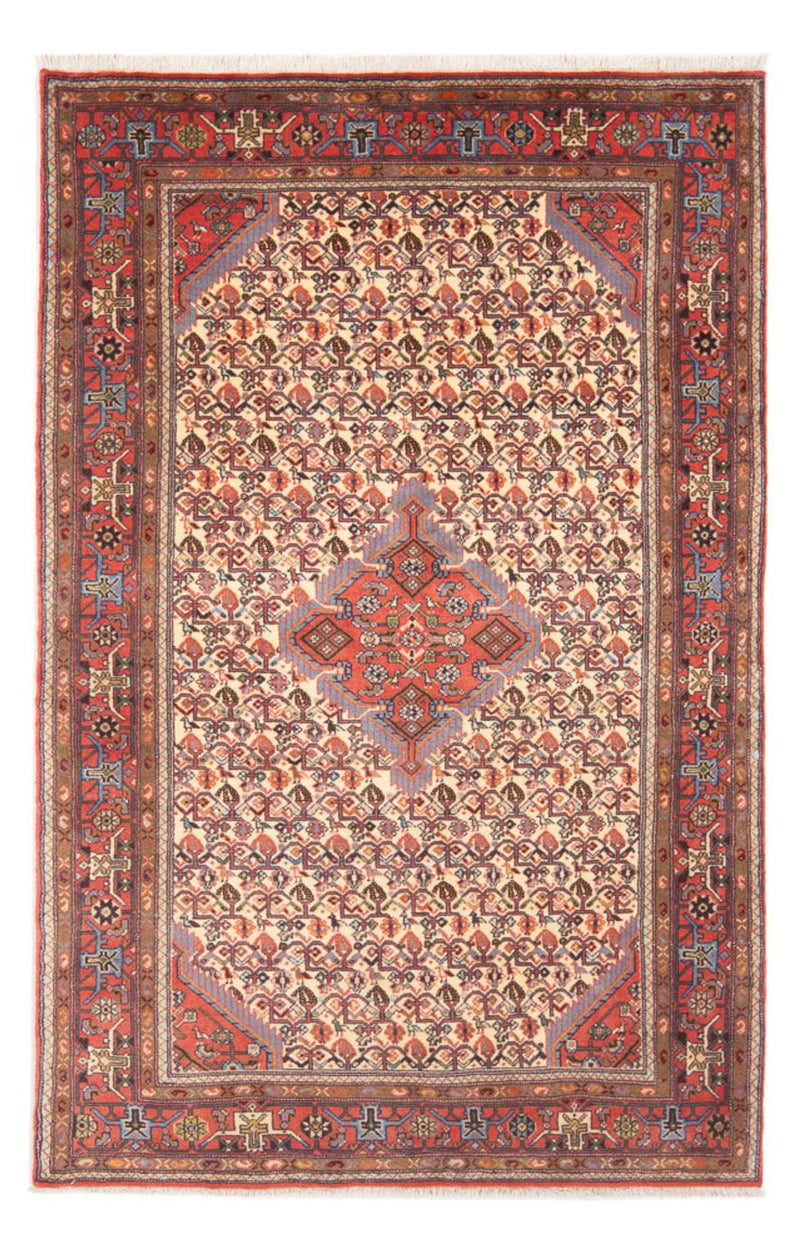 Tapis persan - Nomadic - 198 x 123 cm - crème