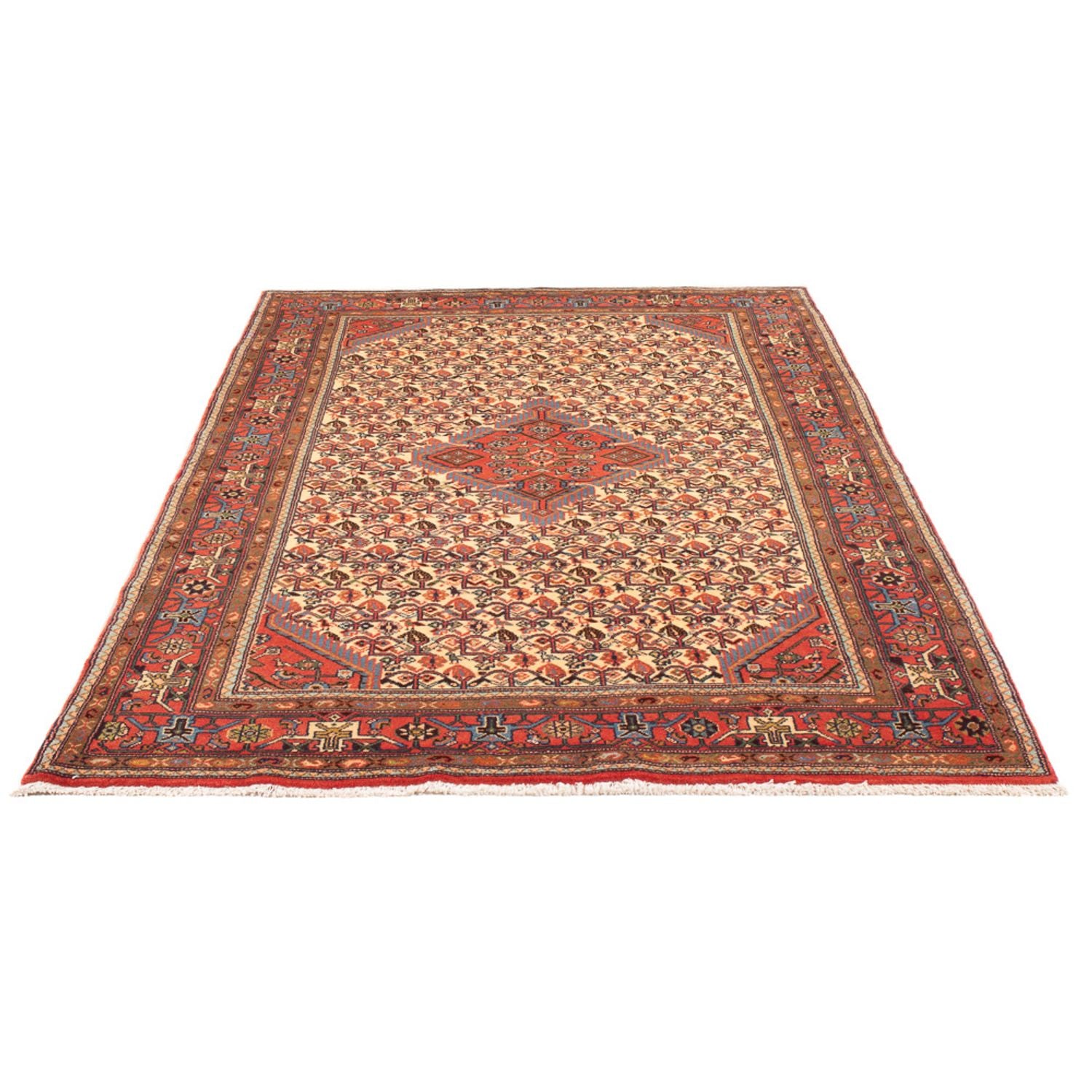 Tapis persan - Nomadic - 198 x 123 cm - crème
