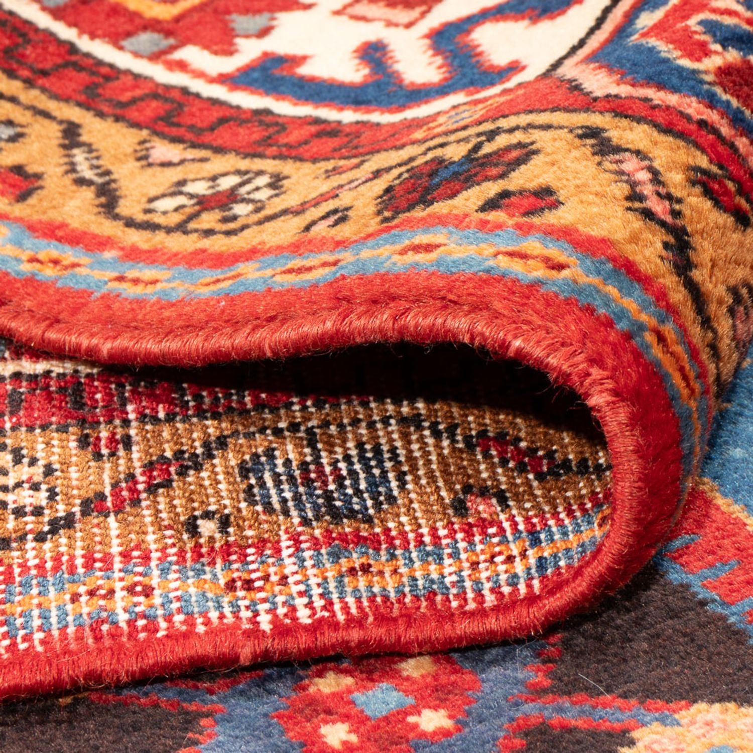 Tapis persan - Nomadic - 273 x 153 cm - bleu foncé