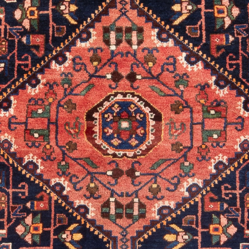 Tapis persan - Nomadic - 215 x 137 cm - bleu foncé