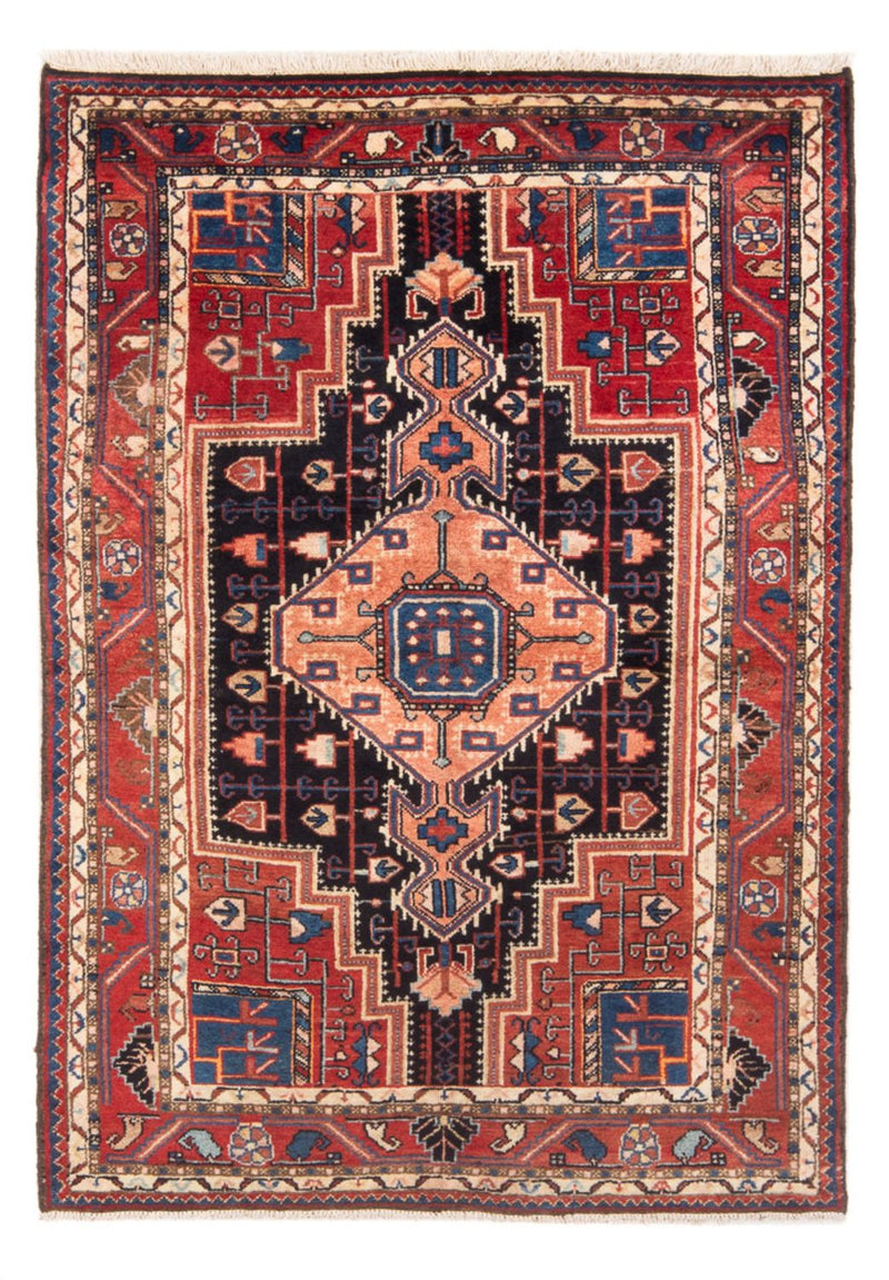 Tapis persan - Nomadic - 165 x 111 cm - bleu foncé