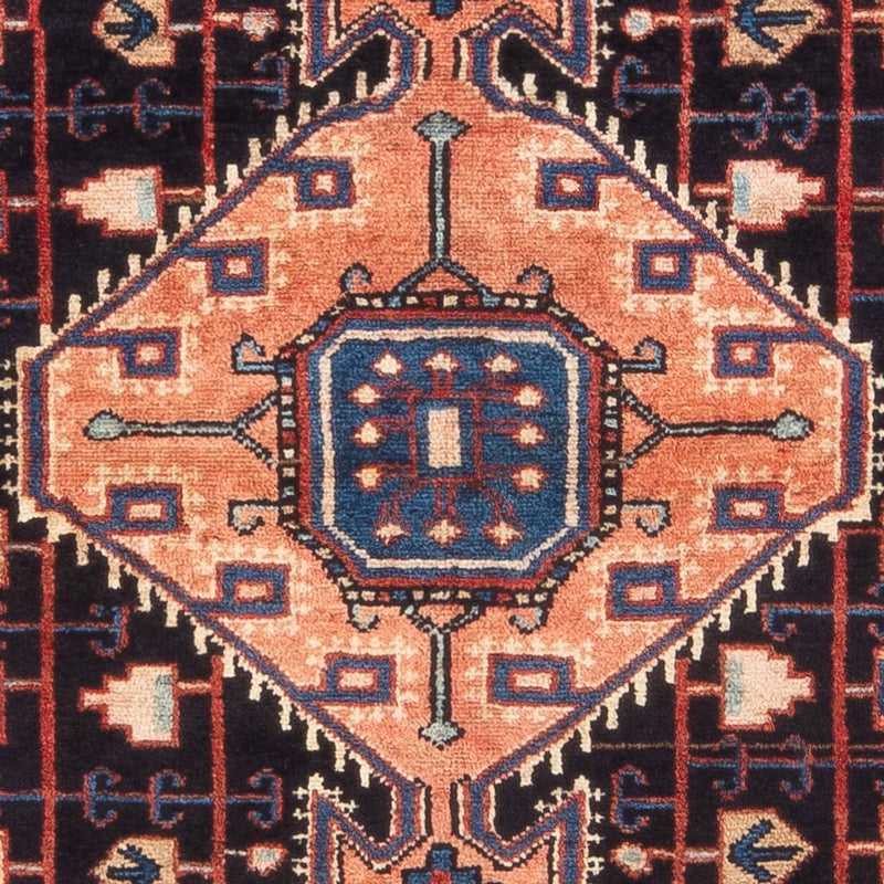 Tapis persan - Nomadic - 165 x 111 cm - bleu foncé