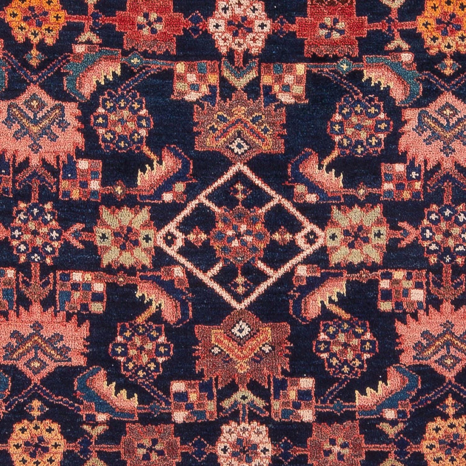 Tapis persan - Nomadic - 205 x 155 cm - bleu foncé