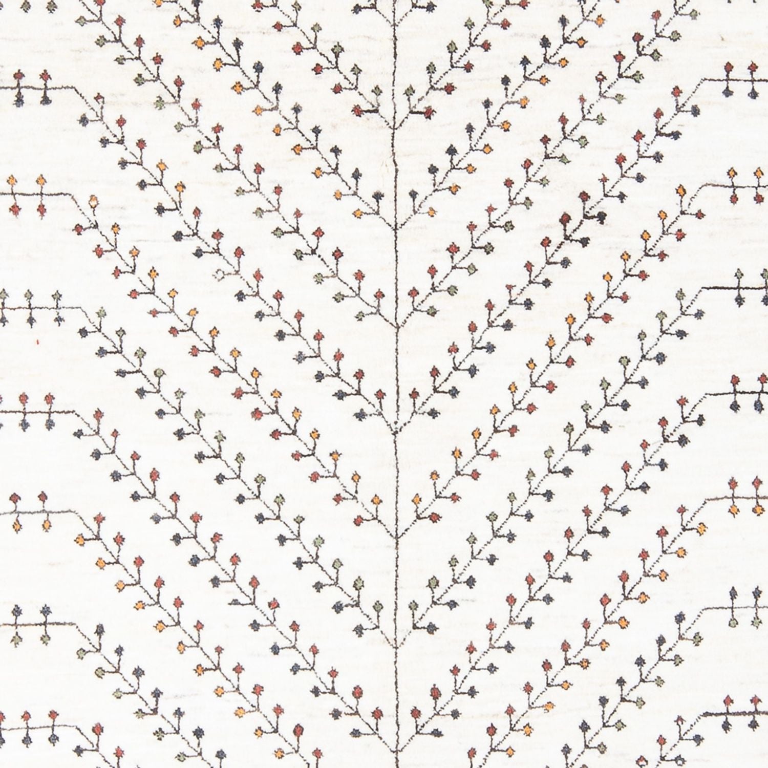 Tapis Gabbeh - Loribaft Persan - 233 x 166 cm - blanc