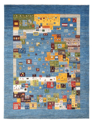 Tapis Gabbeh - Loribaft Persan - 237 x 180 cm - multicolore
