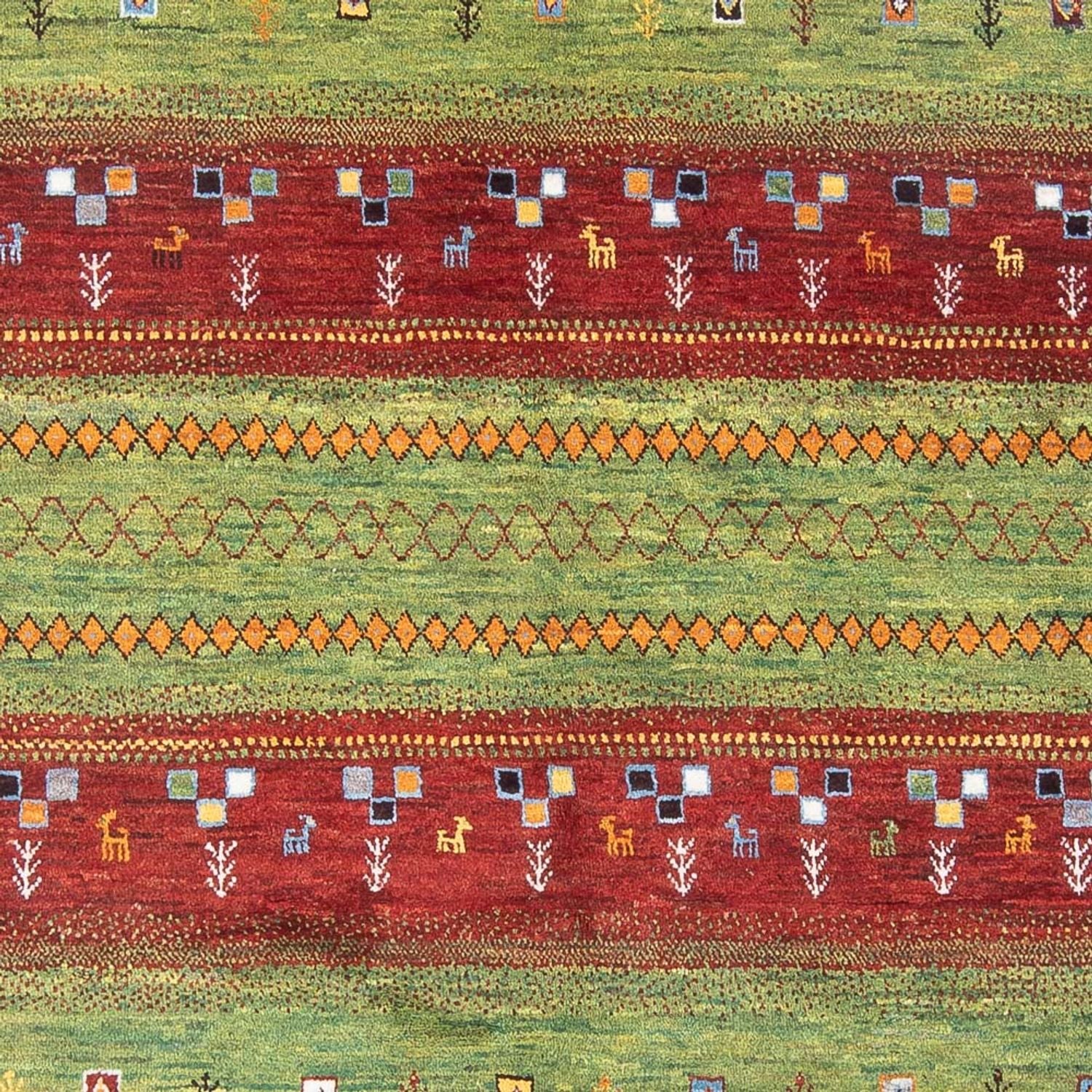 Tapis Gabbeh - Loribaft Persan - 249 x 173 cm - multicolore