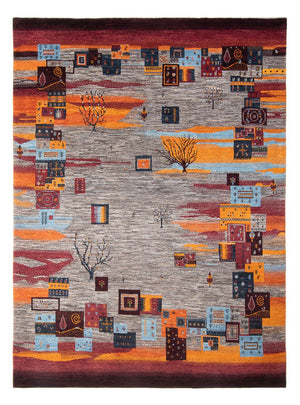 Tapis Gabbeh - Loribaft Persan - 276 x 204 cm - multicolore