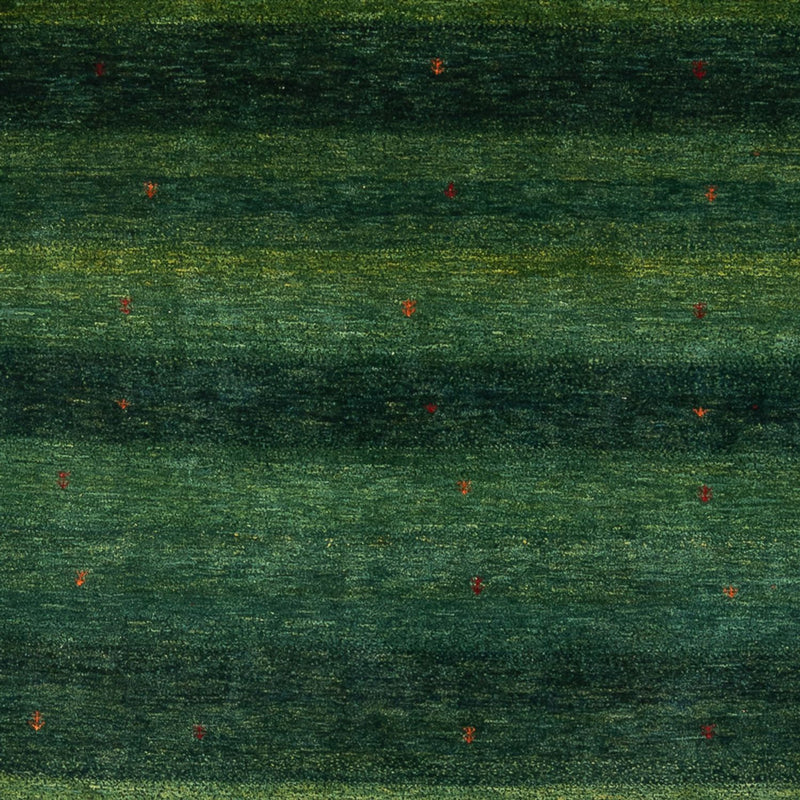 Tapis Gabbeh - Loribaft Persan - 322 x 213 cm - vert foncé