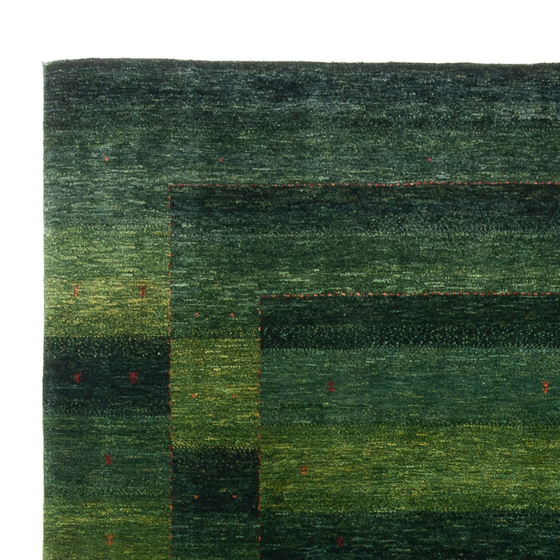 Tapis Gabbeh - Loribaft Persan - 322 x 213 cm - vert foncé