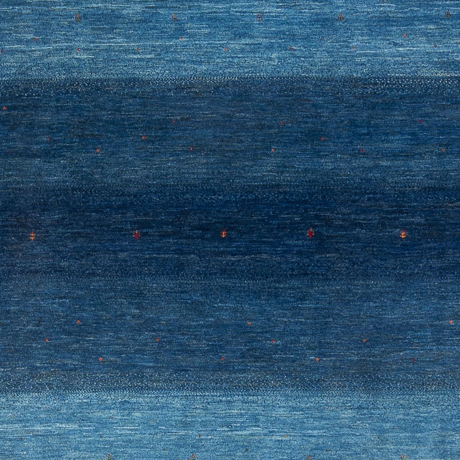 Gabbeh Teppich - Loribaft Perser - 331 x 222 cm - seeblau