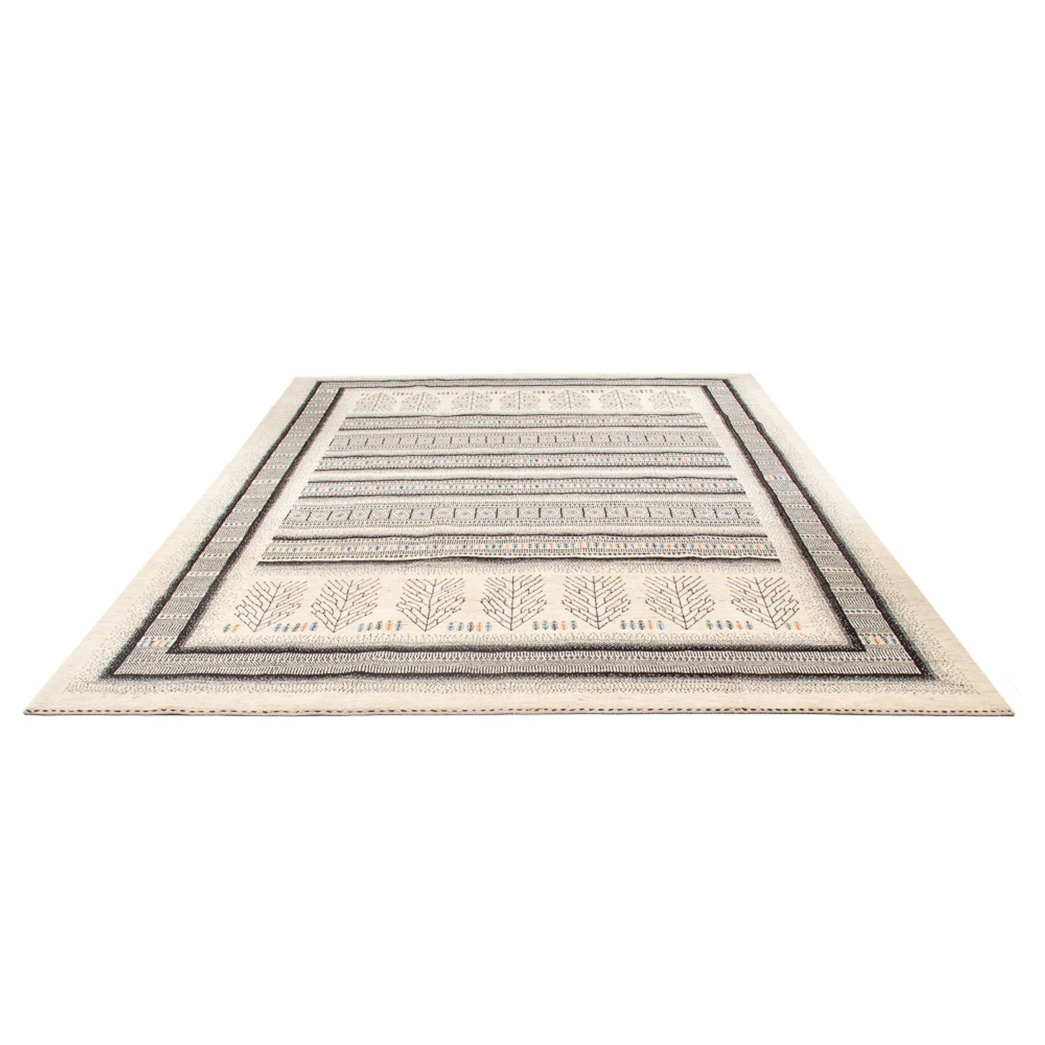 Gabbeh Teppich - Loribaft Perser - 302 x 230 cm - mehrfarbig
