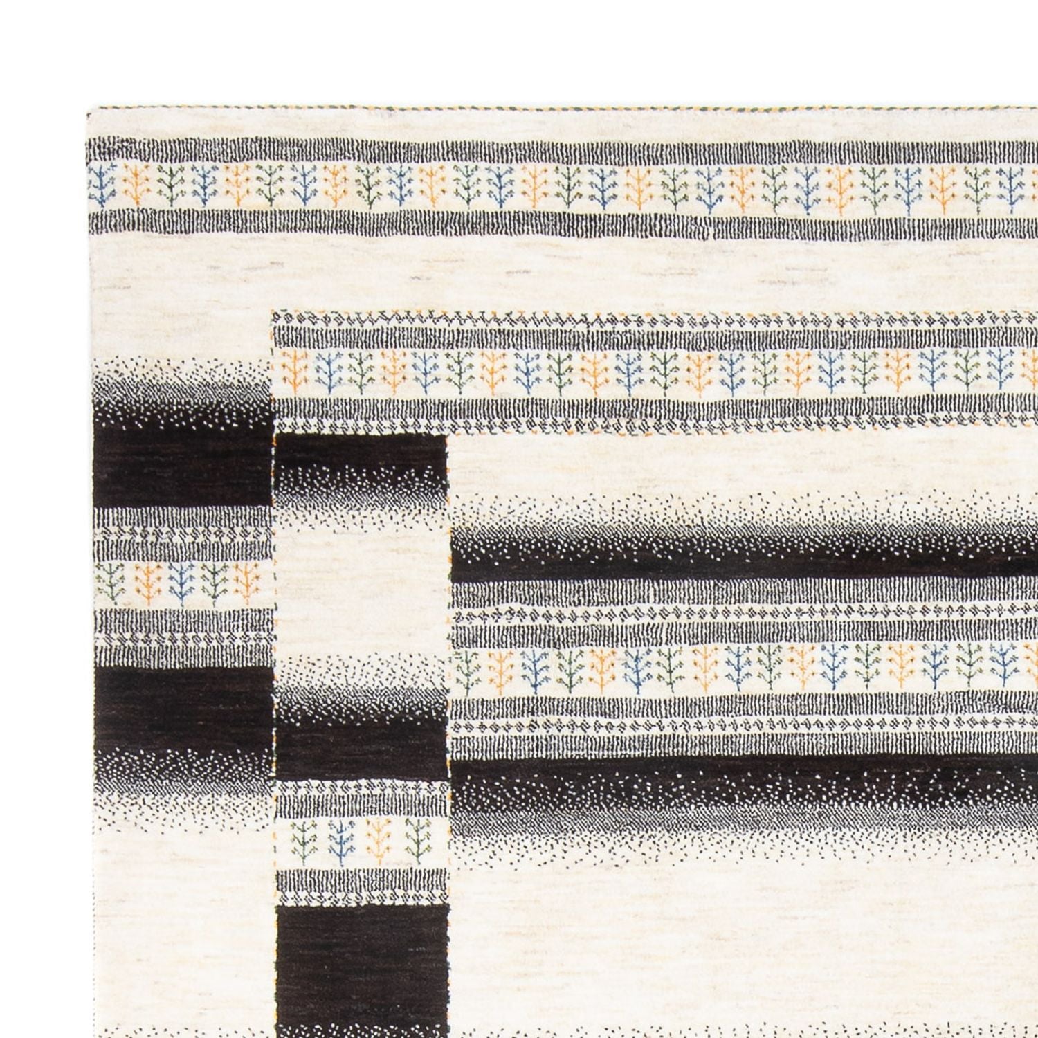 Gabbeh Teppich - Loribaft Perser - 280 x 223 cm - mehrfarbig