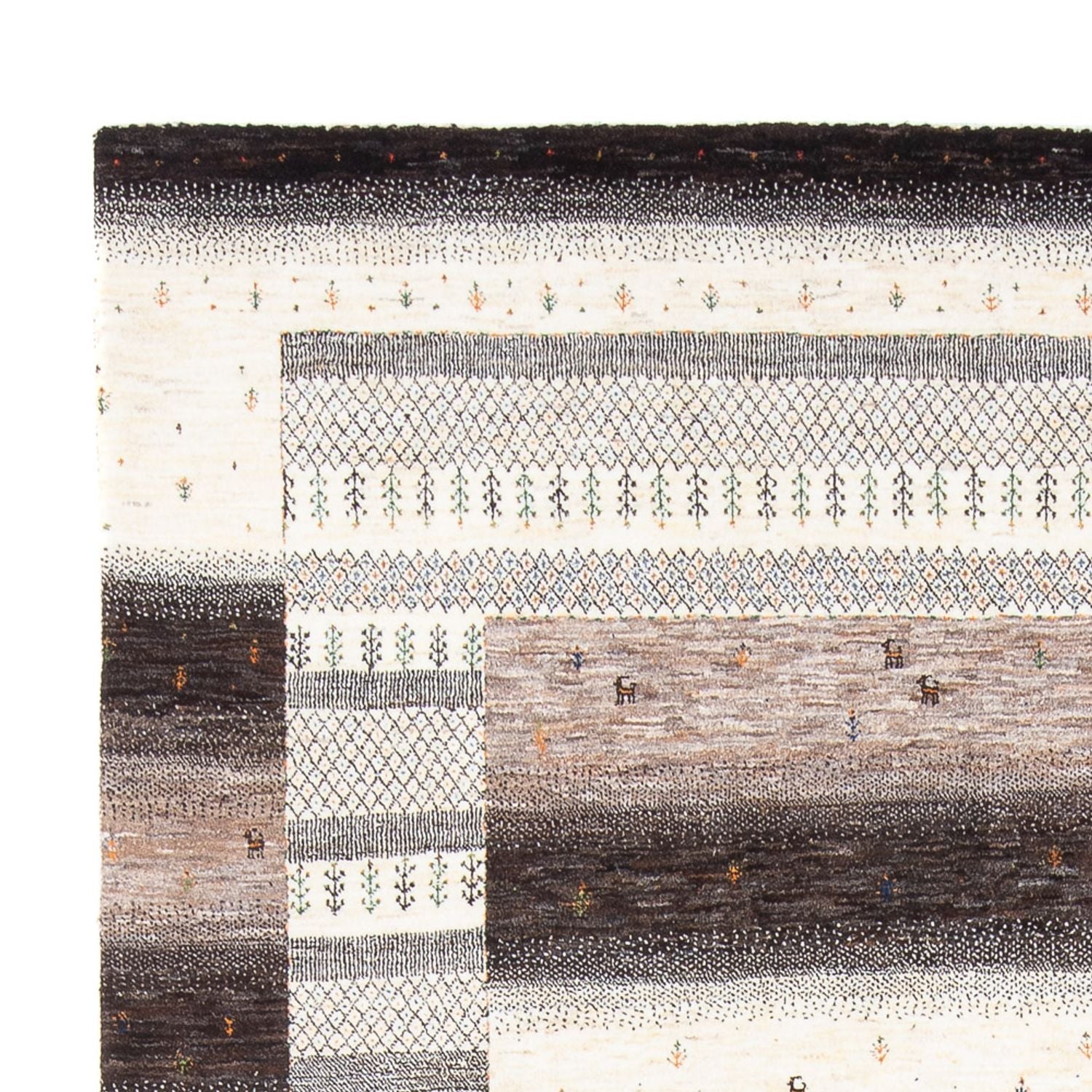 Gabbeh Teppich - Loribaft Perser - 307 x 216 cm - mehrfarbig